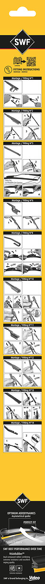 Wiper Blade - 119620 SWF